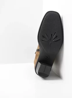 Enkellaarsjes|Laarzen|Wolky Mallow donker taupe suede