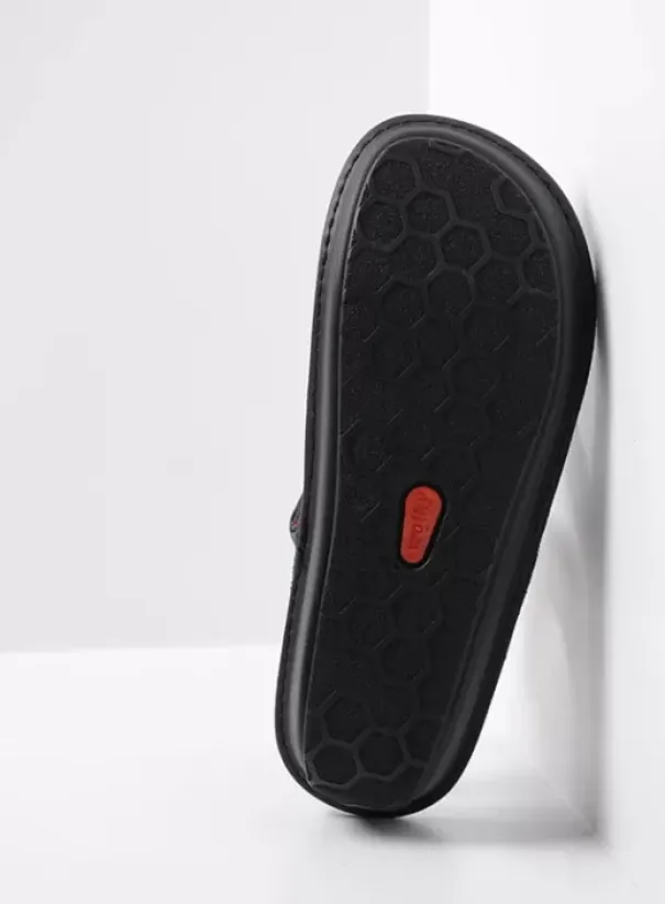 Slippers|Voorjaar/zomer|Wolky Martinique zwart/blauw suede