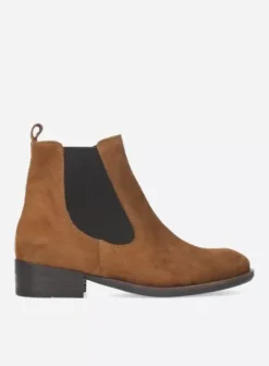 Enkellaarsjes|Wolky Masala cognac suede
