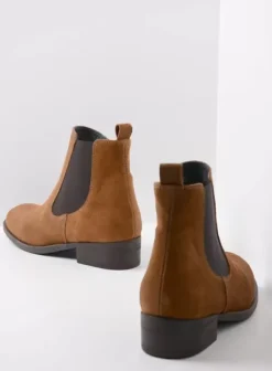 Enkellaarsjes|Wolky Masala cognac suede