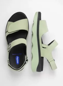 Sandalen|Voorjaar/zomer|Wolky Medusa lichtgroen nubuck