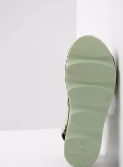 Sandalen|Voorjaar/zomer|Wolky Medusa lichtgroen nubuck