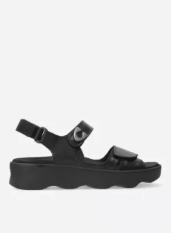 Sandalen|Voorjaar/zomer|Wolky Medusa zwart leer