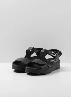 Sandalen|Voorjaar/zomer|Wolky Medusa zwart leer