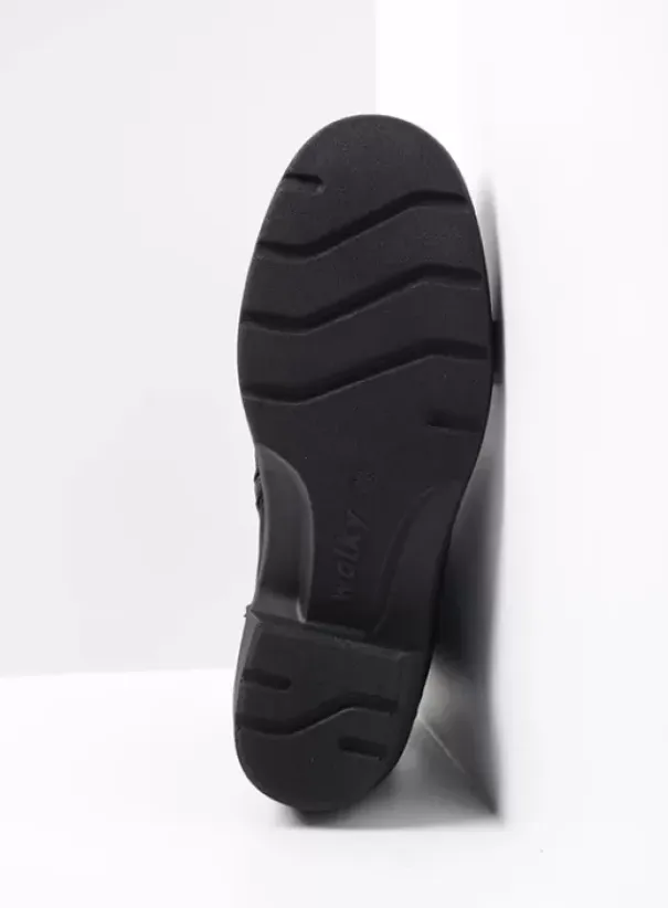 Hielspoor|Biker boots|Wolky Midi cognac nubuck