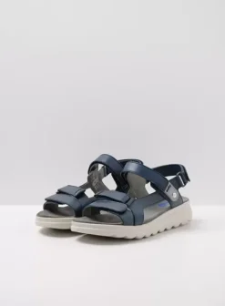 Sandalen|Voorjaar/zomer|Wolky Mile blauw leer