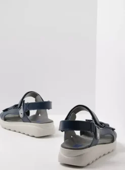 Sandalen|Voorjaar/zomer|Wolky Mile blauw leer