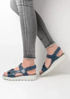 Sandalen|Voorjaar/zomer|Wolky Mile blauw leer