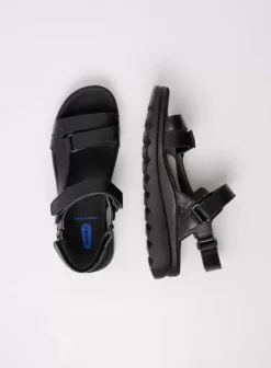 Sandalen|Voorjaar/zomer|Wolky Mile zwart leer