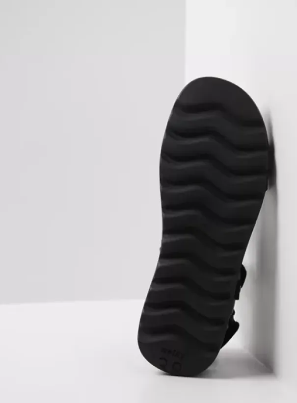 Sandalen|Voorjaar/zomer|Wolky Mile zwart leer