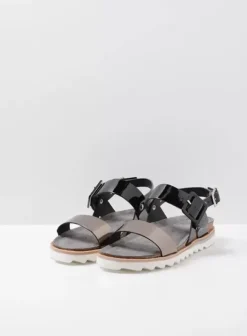 Sandalen|Wolky Minori zwart/brons lak