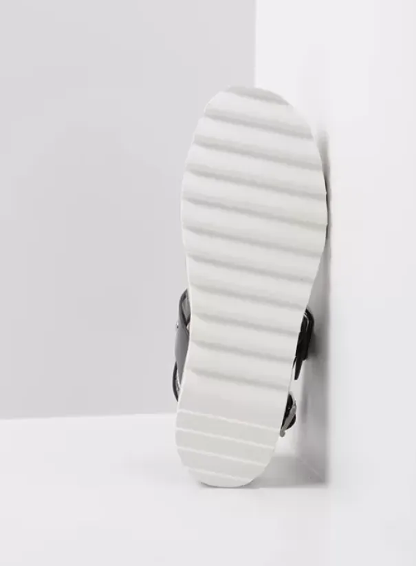 Sandalen|Wolky Minori zwart/brons lak