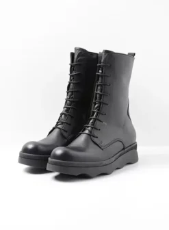 Laarzen|Wolky Mito zwart leer