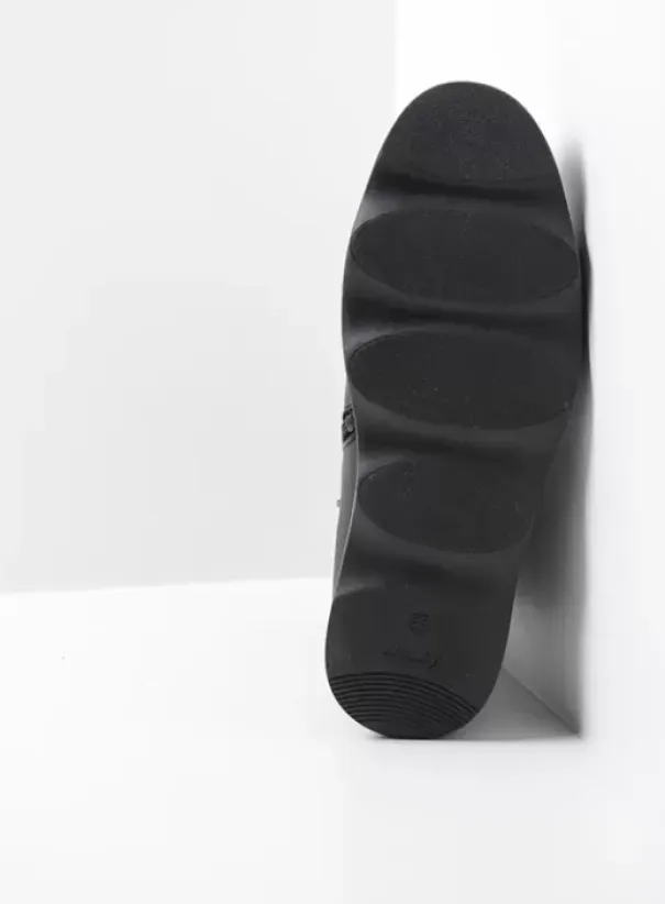 Laarzen|Wolky Mito zwart leer