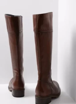 Laarzen|Wolky Moher cognac leer