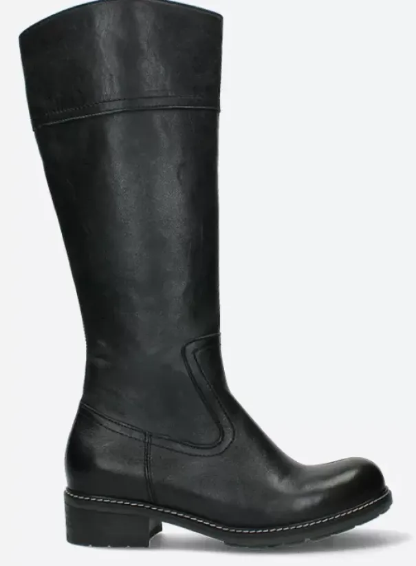 Laarzen|Wolky Moher zwart leer