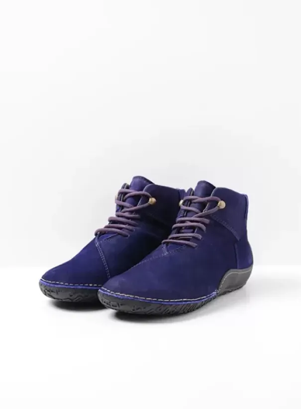 Veterschoenen|Wolky Mokola paars nubuck