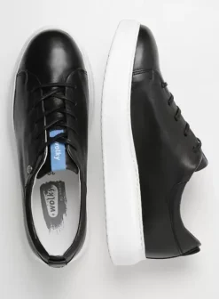 Sneakers|Veterschoenen|Wolky Move it zwart leer