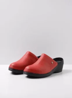 Klompen|Voorjaar/zomer|Wolky Multi Clog rood leer