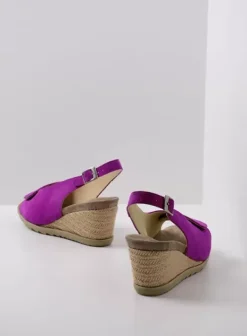 Sandalen|Wolky Murcia fuchsia suede