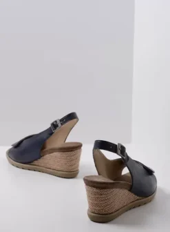 Sandalen|Voorjaar/zomer|Wolky Murcia blauw leer