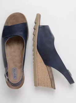 Sandalen|Voorjaar/zomer|Wolky Murcia blauw leer