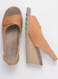 Sandalen|Wolky Murcia naturel leer