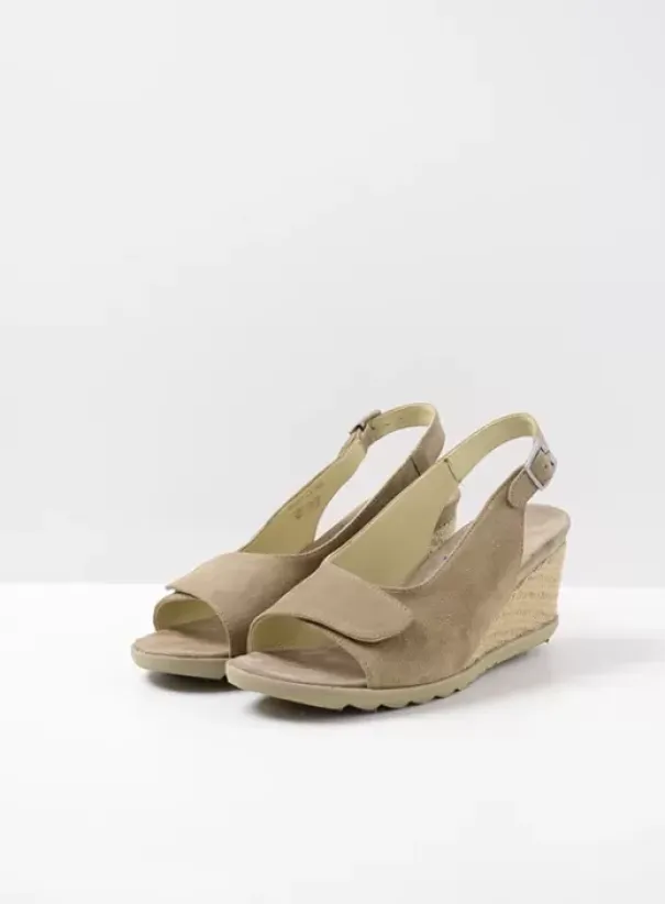Sandalen|Voorjaar/zomer|Wolky Murcia taupe suede