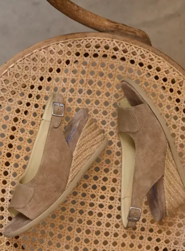 Sandalen|Voorjaar/zomer|Wolky Murcia taupe suede