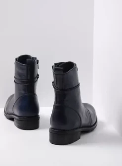 Laarzen|Wolky Murray blauw leer