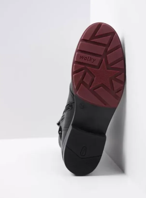 Laarzen|Wolky Murray zwart leer