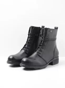 Hallux Valgus|Biker boots|Wolky Murray HV zwart leer