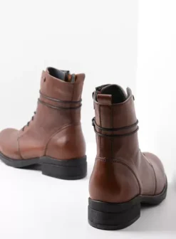 Hallux Valgus|Biker boots|Wolky Murray HV cognac leer