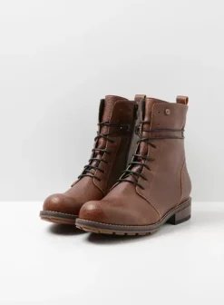 Laarzen|Wolky Murray Vegan cognac