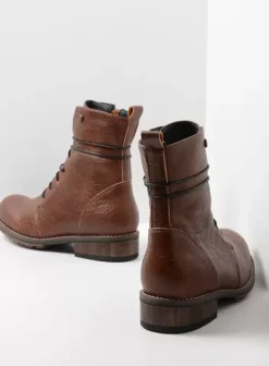 Laarzen|Wolky Murray Vegan cognac