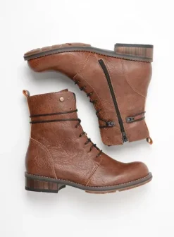 Laarzen|Wolky Murray Vegan cognac