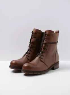 Volle voeten|Biker boots|Wolky Murray XW cognac leer