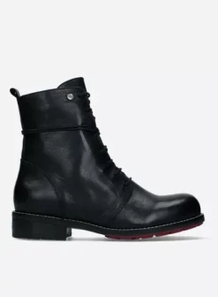 Volle voeten|Biker boots|Wolky Murray XW zwart leer
