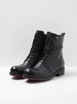 Volle voeten|Biker boots|Wolky Murray XW zwart leer