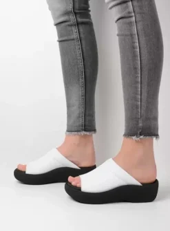 Slippers|Voorjaar/zomer|Wolky Nassau wit leer