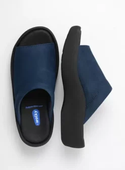 Slippers|Voorjaar/zomer|Wolky Nassau denim nubuck