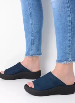 Slippers|Voorjaar/zomer|Wolky Nassau denim nubuck