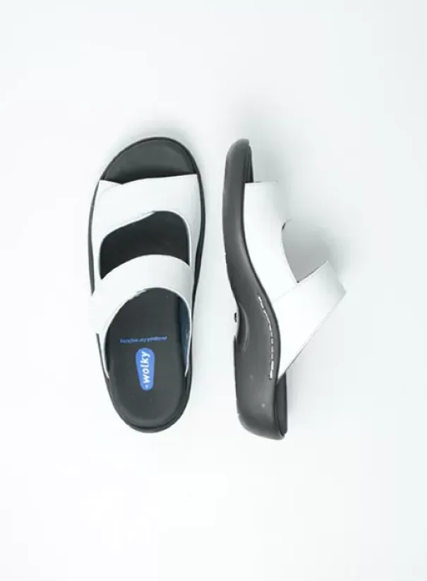 Slippers|Voorjaar/zomer|Wolky Nepeta wit leer