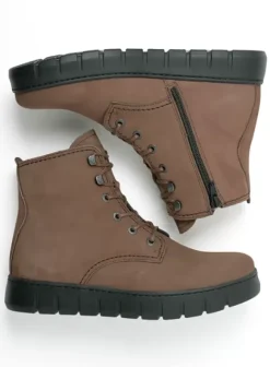 Volle voeten|Laarzen|Wolky New Wave donker taupe nubuck