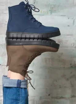 Volle voeten|Laarzen|Wolky New Wave donker taupe nubuck