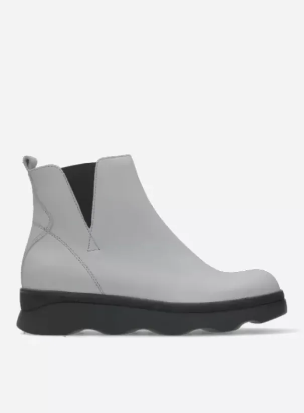 Enkellaarsjes|Wolky Nigata winterwit leer