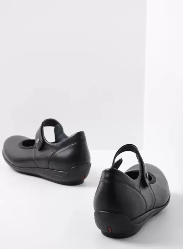 Hallux Valgus|Bandschoenen|Wolky Noble F2F zwart biocare