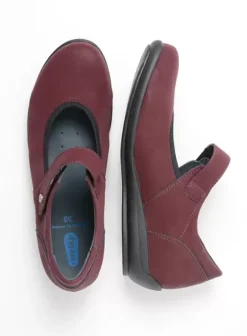 Hallux Valgus|Bandschoenen|Wolky Noble F2F bordeauxrood biocare
