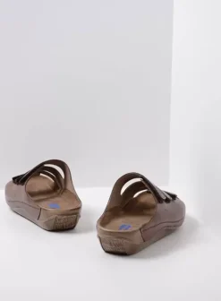Slippers|Voorjaar/zomer|Wolky Nomad cognac geolied leer