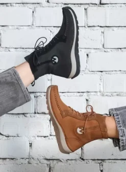 Laarzen|Veterschoenen|Wolky Ocean zwart nubuck